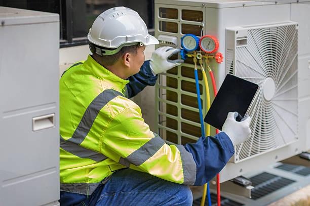 Professional Air Conditioning Repair technician working in Maple Park, IL